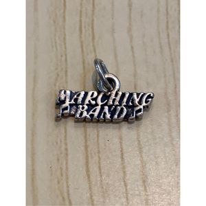 .925 Marching Band Sterling Silver Jewelry Charm #band #music